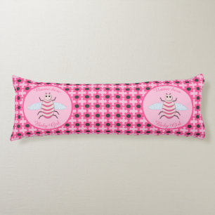 Cojín Bonito Bebé Rosa Bee Personalizado
