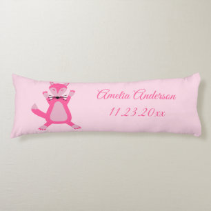 Cojín Bonito Bebé Rosa Fox Personalizado