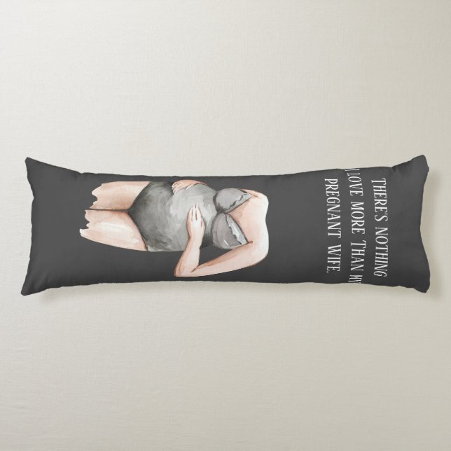 Cojín Bonito regalo romántico de mujer embarazada con co (Anverso)