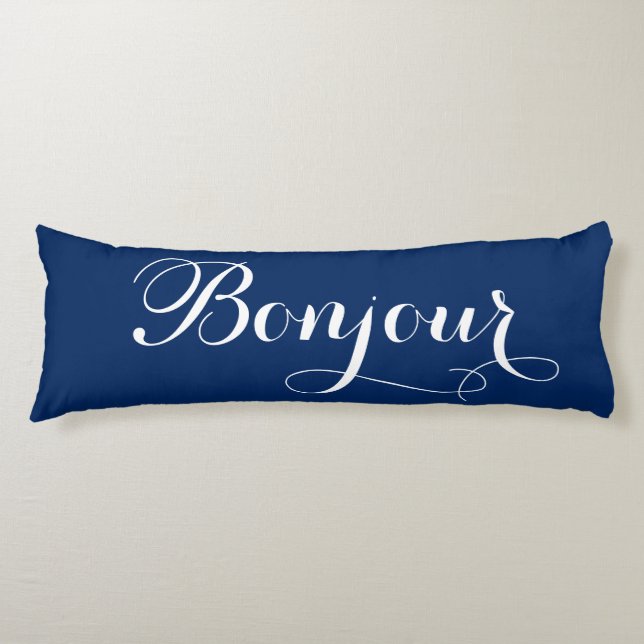 Cojín Bonjour Bonsoir Body Pillow (Anverso)