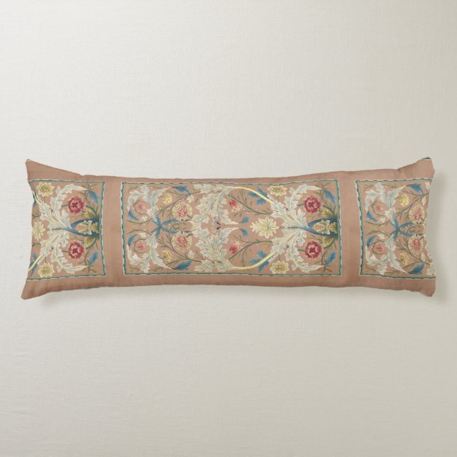 Cojín Bordería floral de William Morris 1875 (Anverso)