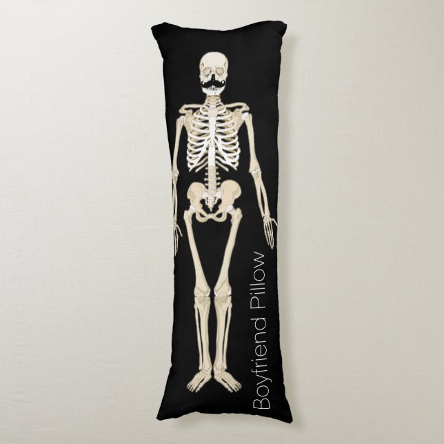 Cojín Boyfriend Skeleton Body Pillow (Frente vertical)