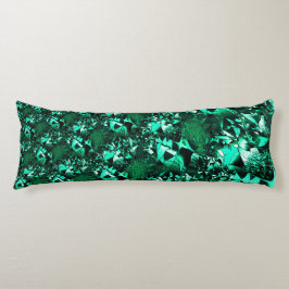 Cojín Brillo, tonos verdes de relieve