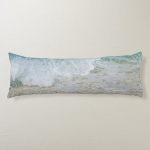 Cojín Brotes de la línea costera tropical #1 #océano #pa