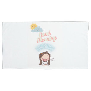 Cojín Buenos días funda de almohadas Sunshine