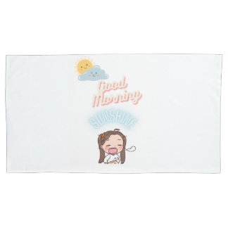 Cojín Buenos días funda de almohadas Sunshine