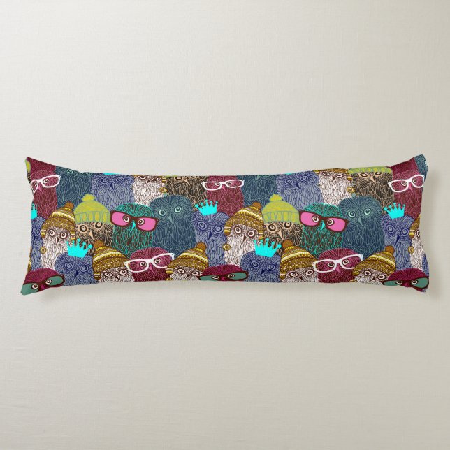 Cojín Búho en la corona (Anverso)