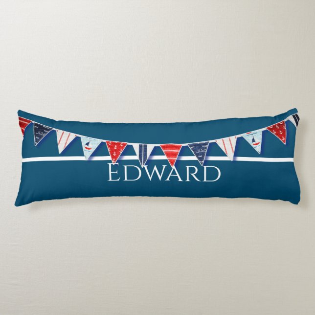 Cojín Bunting Nautical (Anverso)