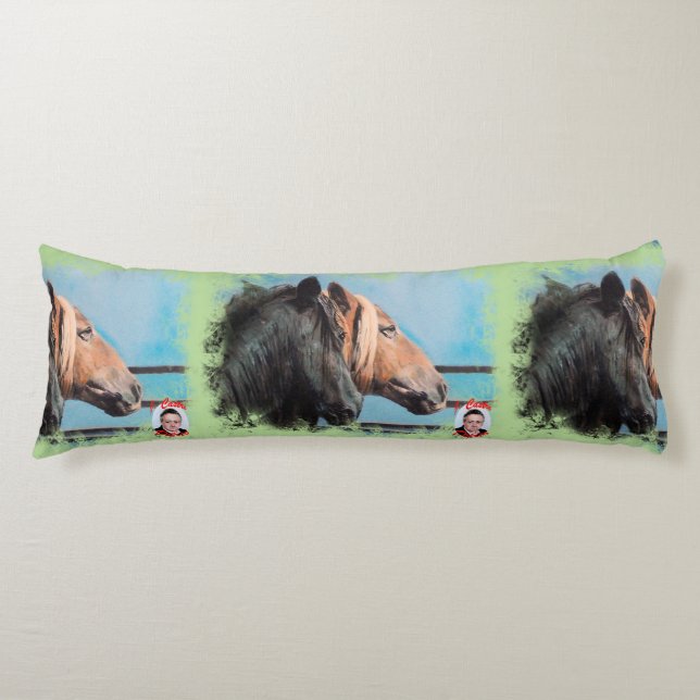 Cojín Caballos/Cabalos/Horses (Anverso)