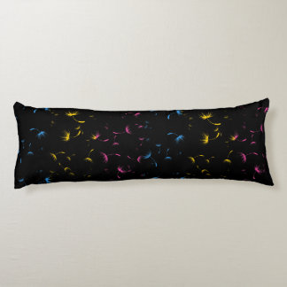 Cojín Caer en las semillas de Dandelion Orgullo Pansexua