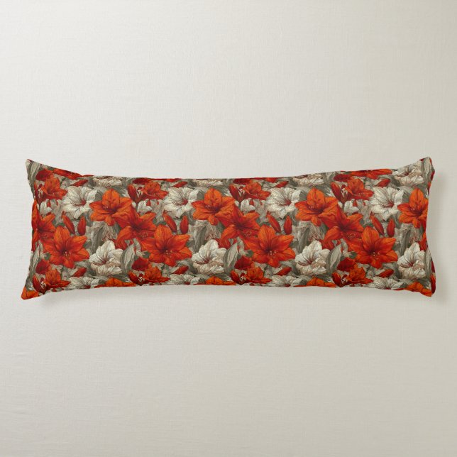 Cojín Cama tropical de campo francés con estampado de am (Anverso)