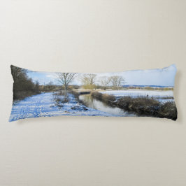 Cojín Caminata de invierno en inglés Riverside - Persona