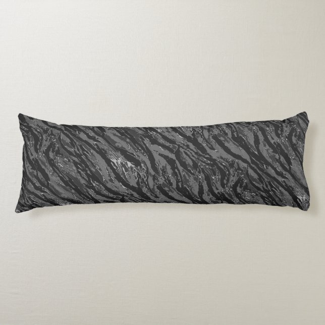 Cojín Camo rayado gris (Anverso)
