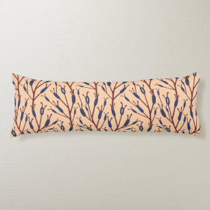 Cojín Campo de gatos con fondo de color