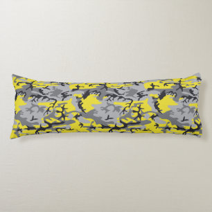 Cojín Camuflaje amarillo y gris, ejército, ejército