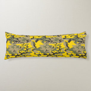 Cojín Camuflaje amarillo y verde, militar, ejército