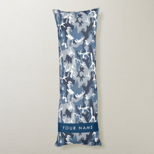 Cojín Camuflaje Azul Nieve de Invierno Personaliza tu no