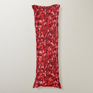 Cojín Camuflaje de salmón rojo