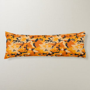 Cojín Camuflaje naranja, militar, ejército