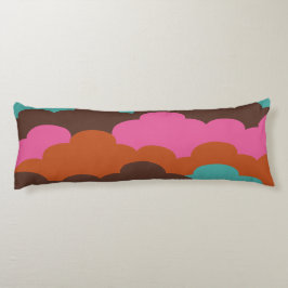Cojín Candy Clouds personalizado monograma cuerpo almoha