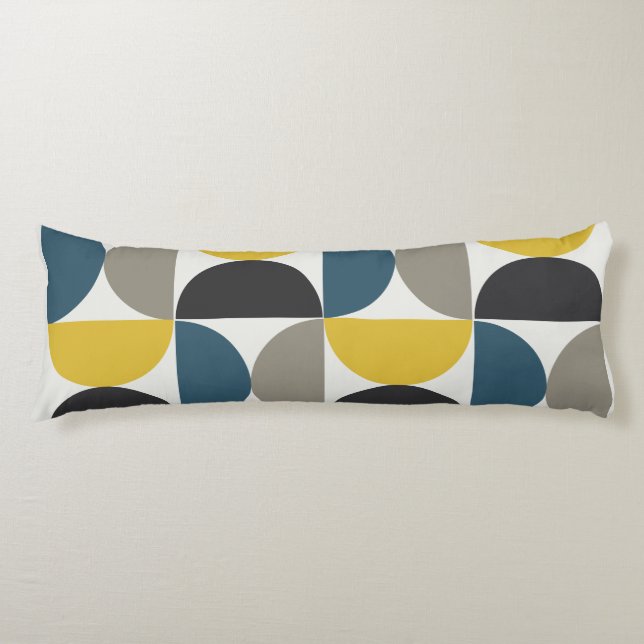 Cojín Cañón de verano moderno y azul (Anverso)