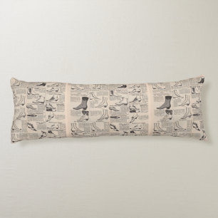 Cojín Catálogo de zapatos de mujeres de la época - Moda 