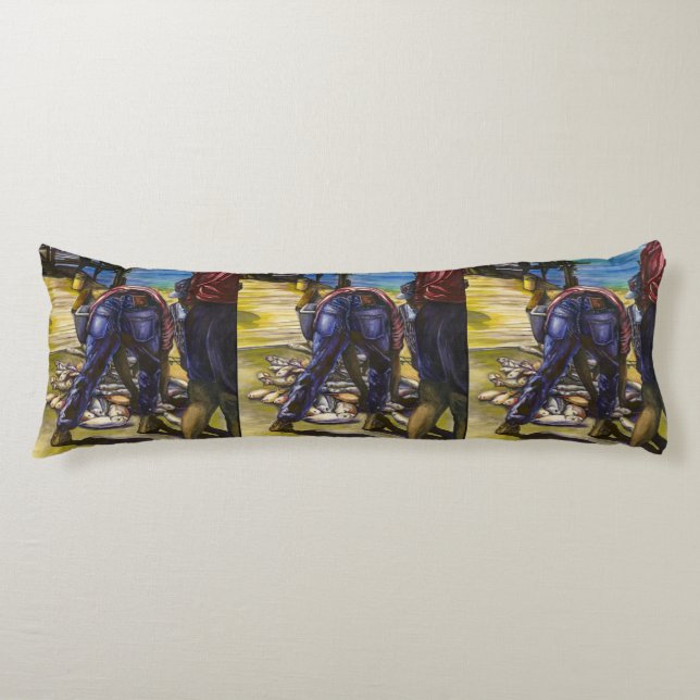 Cojín Catch de la mañana, isla del puerto (Anverso)