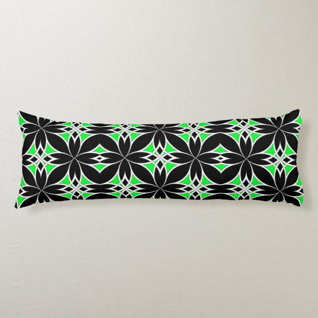 Cojín Celta espejado (verde) (Anverso)