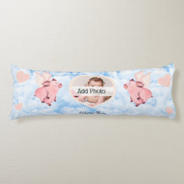 Cojín Cerdo volador con alas cuando los cerdos vuelan al