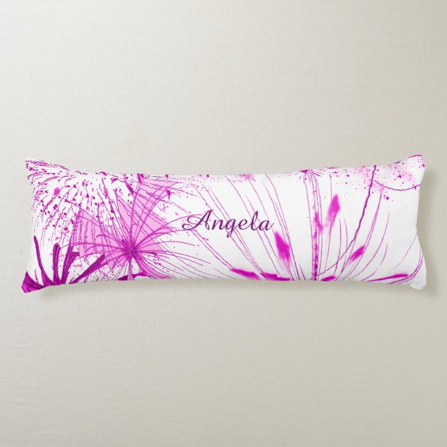 Cojín Chapoteo rosado (Anverso)