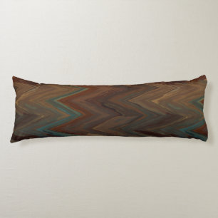 Cojín Chevron Brown del Suroeste
