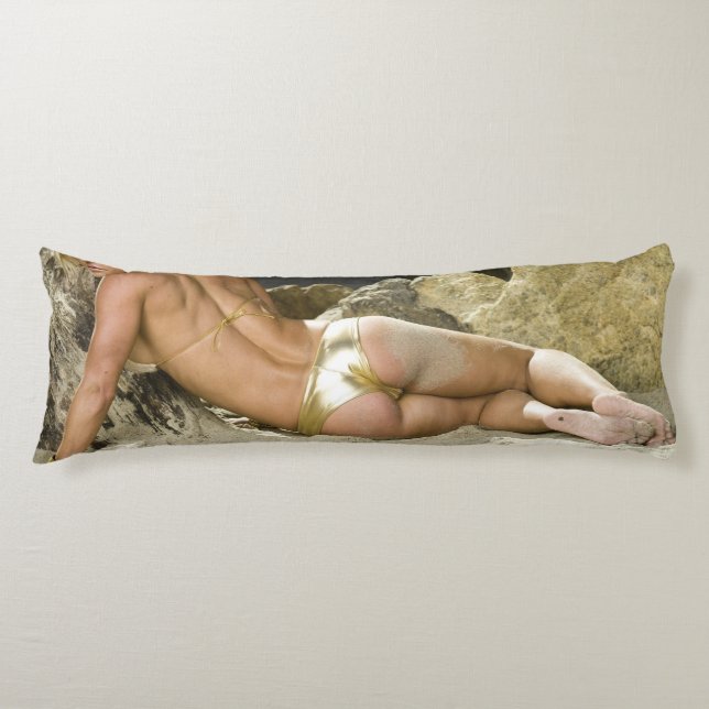 Cojín Chica caliente de la aptitud (Anverso)