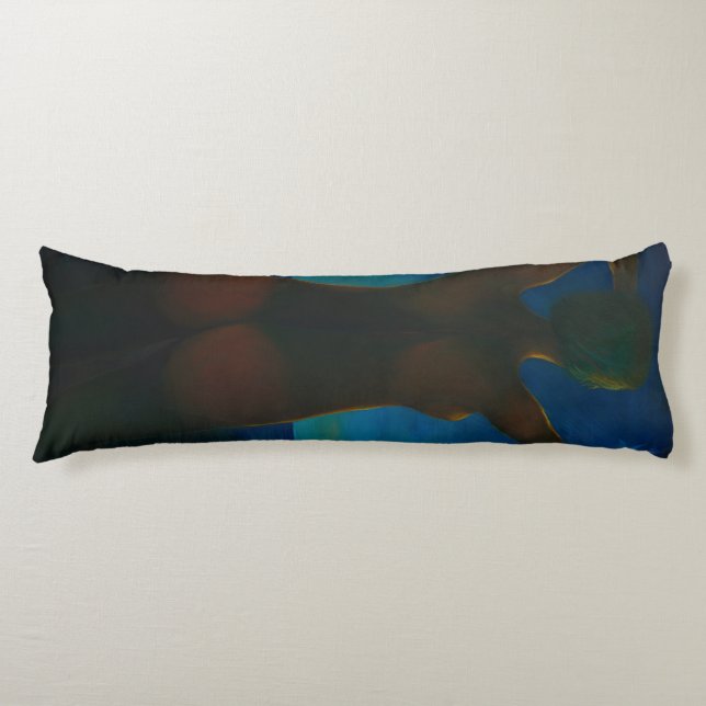 Cojín Chica en la noche (Anverso)