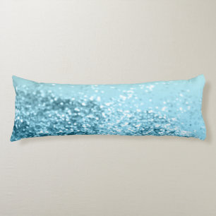 Cojín Chicas de Seafoam Aqua Ocean MERMAID Purpurina #3
