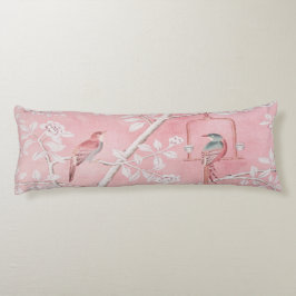 Cojín Chinoiserie rosa