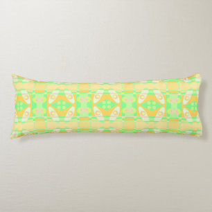 Cojín Chintz bohemio 101 Pastel Naranja Verde