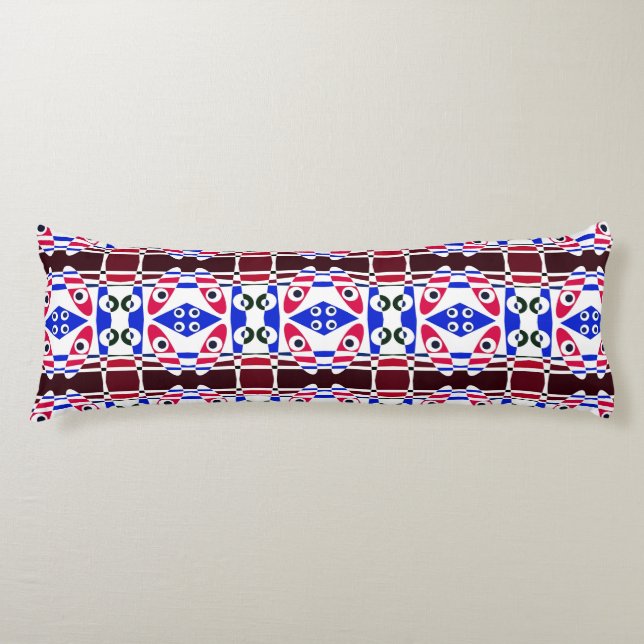 Cojín Chintz bohemio 12 Azul Borgoña (Anverso)