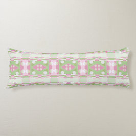 Cojín Chintz bohemio 19 Blanco rosa verde pastel