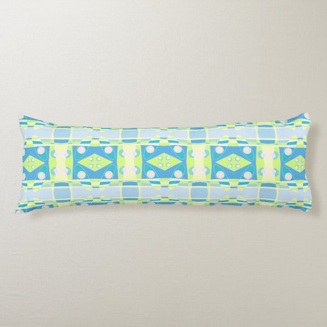 Cojín Chintz bohemio 20 Rosa Azul Verde Pastel (Anverso)