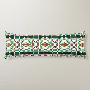 Cojín Chintz bohemio 28 Marrón verde