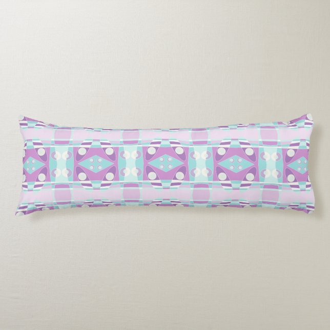 Cojín Chintz bohemio 73 Pastel Lilac Turquoise (Anverso)