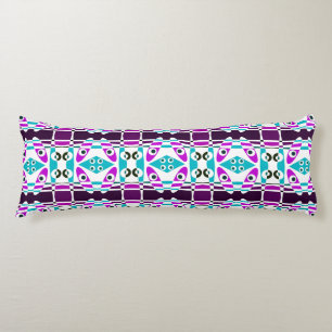 Cojín Chintz bohemio 8 Turquesa púrpura