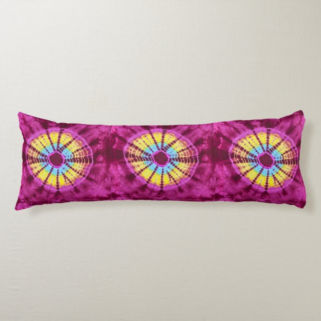 Cojín Círculo de batik hippie (Anverso)