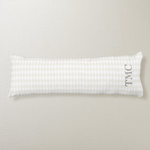 Cojín Clásico Monograma INICIALES Harlequin Diamonds Bei