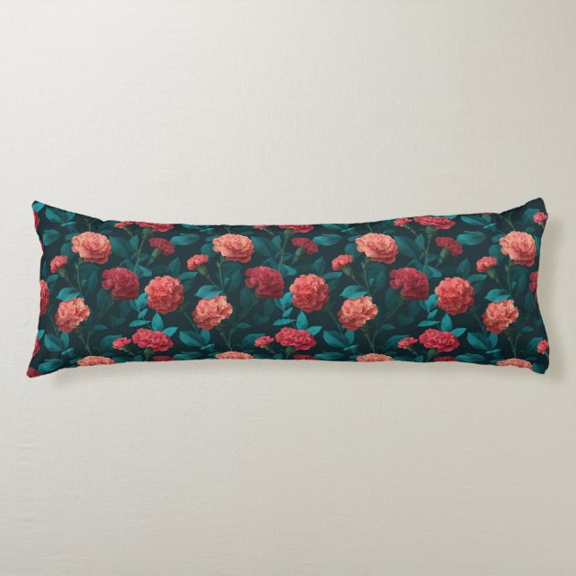 Cojín Clavel Decoración de Hogar Moderna en Piso (Anverso)
