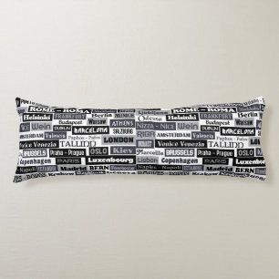 Cojín Colchón del cuerpo del viajero europeo