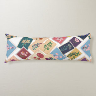 Cojín Colección de sellos antiguos,Tema retro