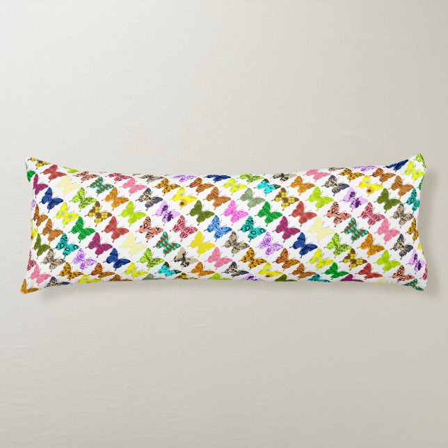 Cojín Collage de la mariposa (Anverso)