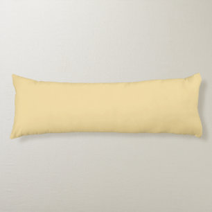 Cojín Color crema minimalista suave pastel amarillo