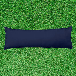 Cojín Color sólido azul de la marina de medianoche
